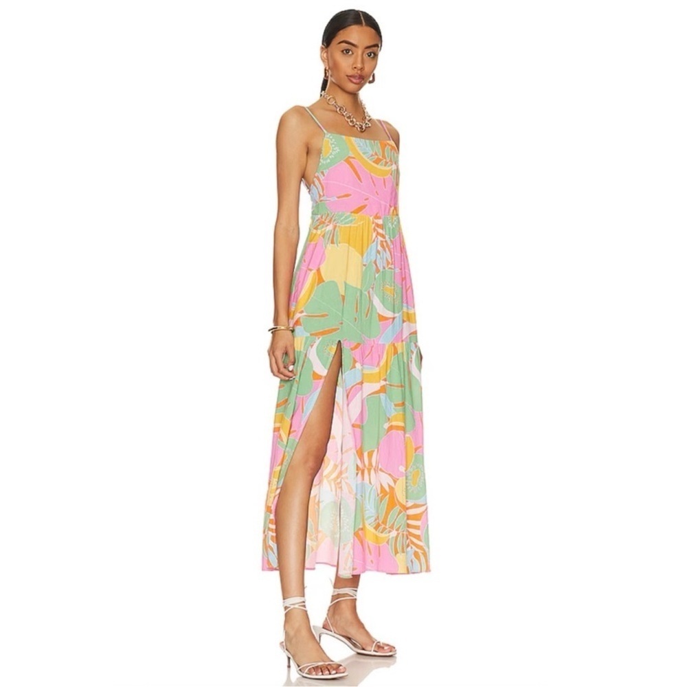 SHOW ME YOUR MUMU Julia Maxi Dress In Tropical Fruit - Picture 4 of 9